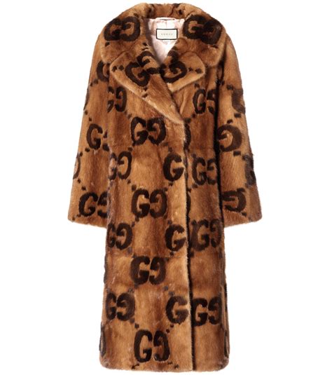 fake gucci mink coat|men's gucci overcoat.